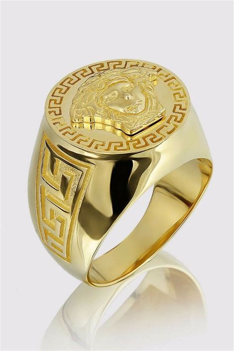 versace guys ring|Versace gold chains for men.